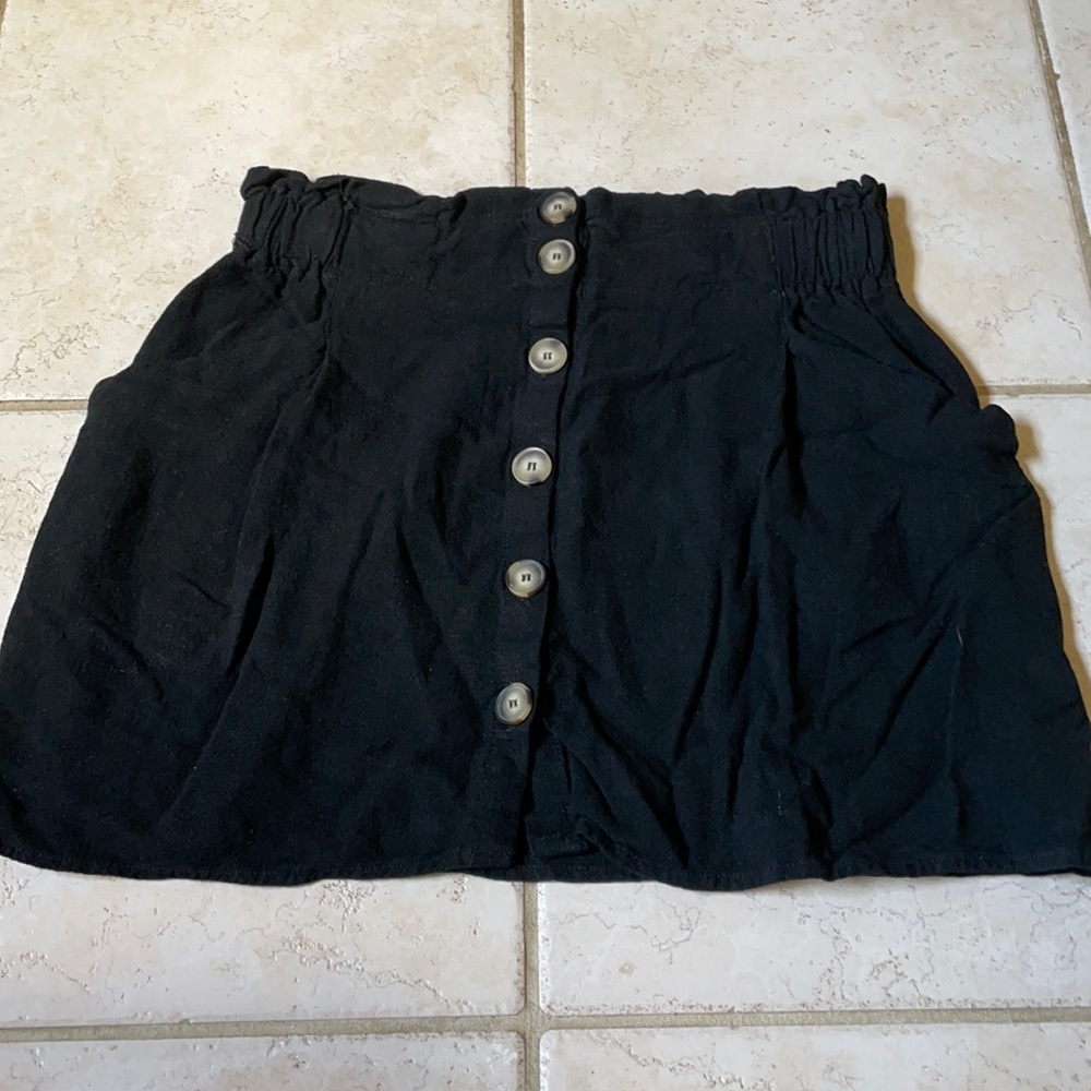 High rise short skirt